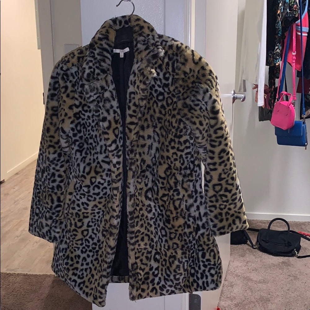 Cute cheetah coat